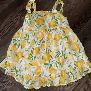 Girls Lemon Dress